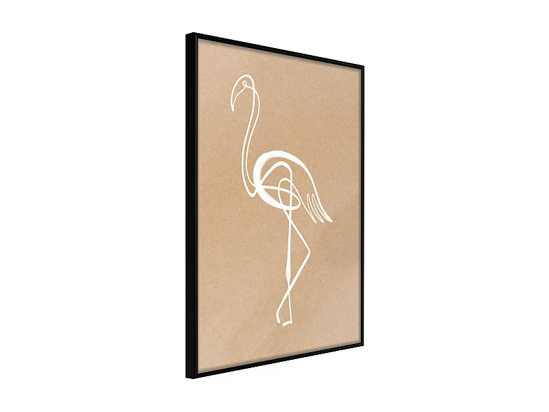 Affiche Murale Encadrée "Lonely Bird" 40 x 60 cm Noir