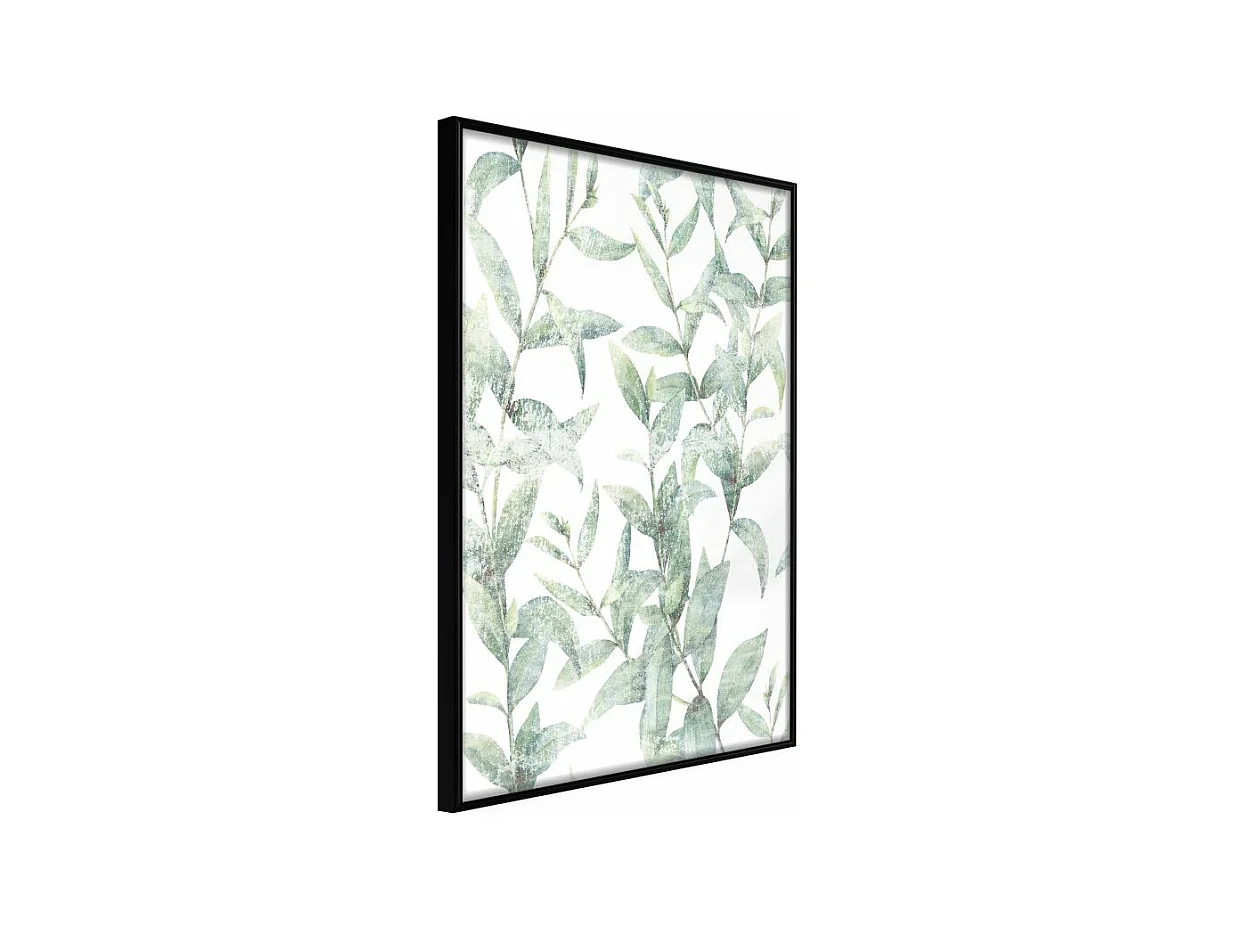 Affiche Murale Encadrée "Sheer Batiste" 40 x 60 cm Noir
