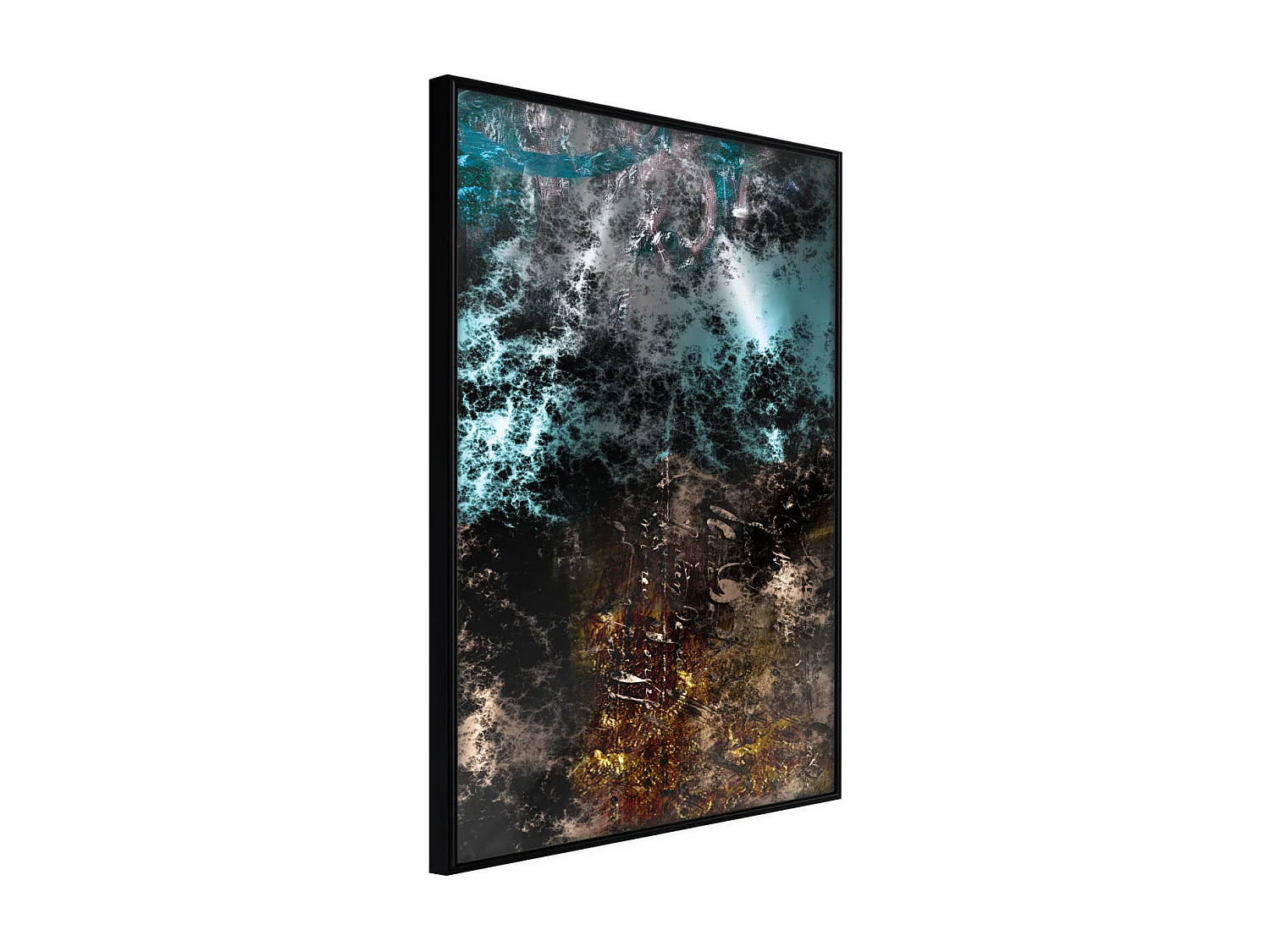 Affiche Murale Encadrée "Dark Matter I" 40 x 60 cm Noir