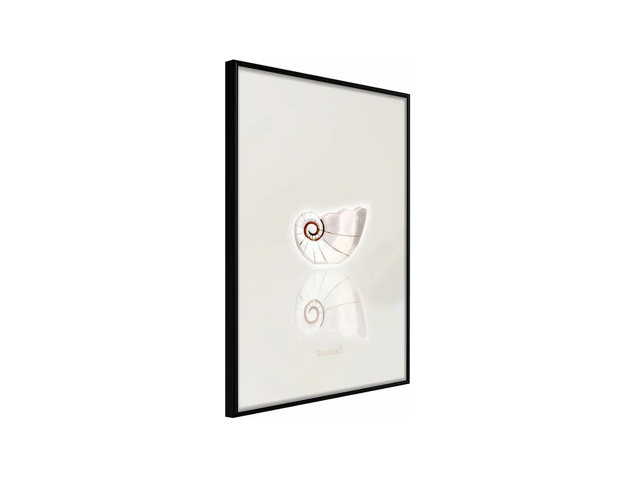 Affiche Murale Encadrée "Holiday Souvenir" 21 x 30 cm Noir