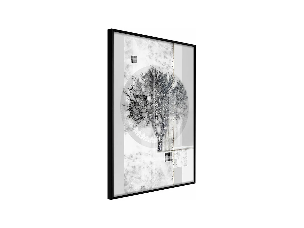 Affiche Murale Encadrée "Sign of Winter" 40 x 60 cm Noir