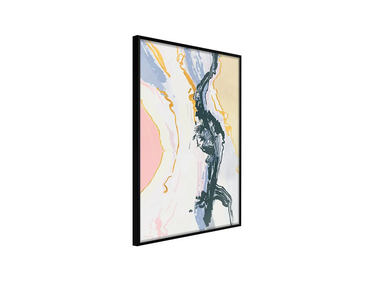 Affiche Murale Encadrée "Pulsating Suggestion" 40 x 60 cm Noir