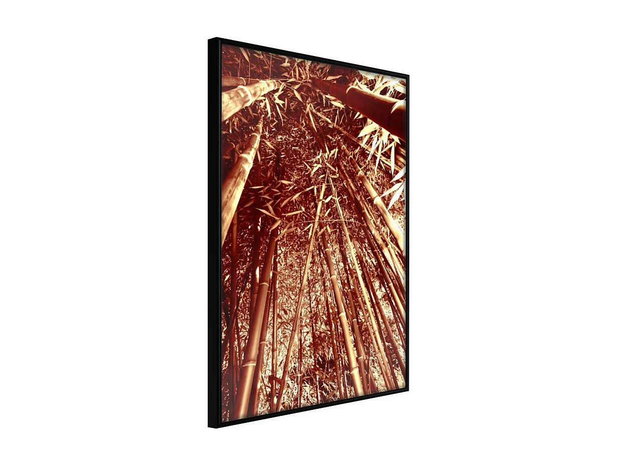 Affiche Murale Encadrée "Asian Forest" 21 x 30 cm Noir