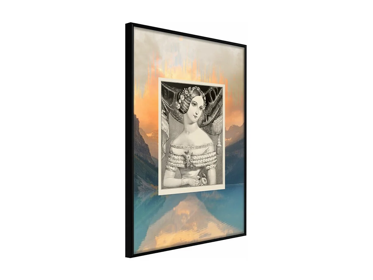 Affiche Murale Encadrée "Beauty from Centuries Ago" 40 x 60 cm Noir