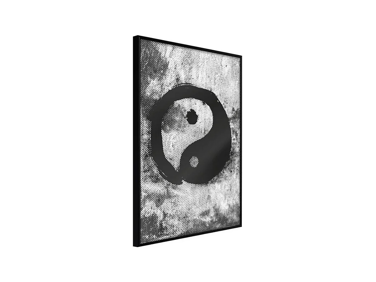 Affiche Murale Encadrée "Complementarity of Opposites" 40 x 60 cm Noir