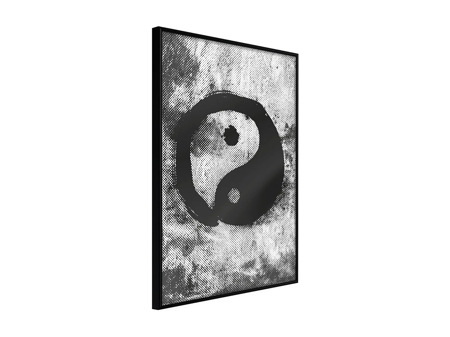 Affiche Murale Encadrée "Complementarity of Opposites" 40 x 60 cm Noir