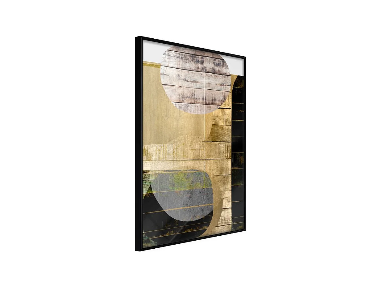 Affiche Murale Encadrée "Sunny Living Room" 40 x 60 cm Noir