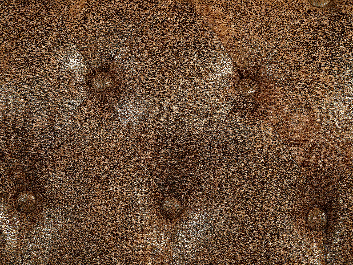 Sessel - Microfaser - Vintage-Look - CHESTERFIELD