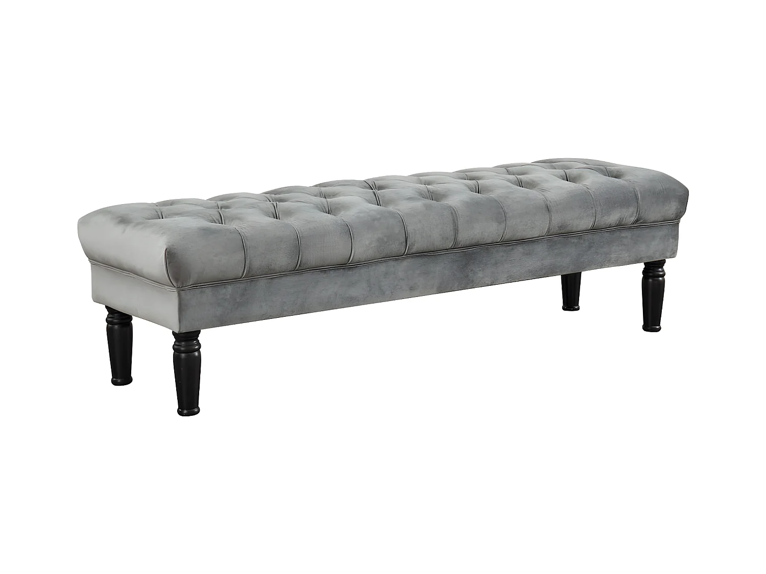 Banco RINALDO - Veludo cinzento