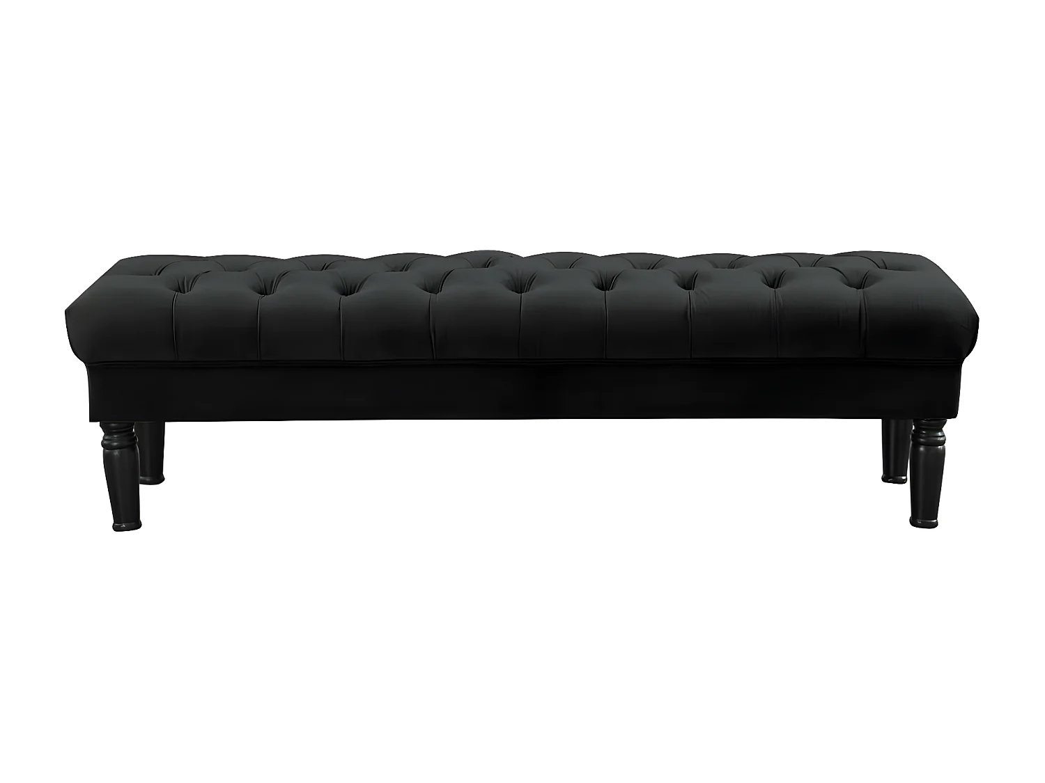 Banc RINALDO - Velours noir