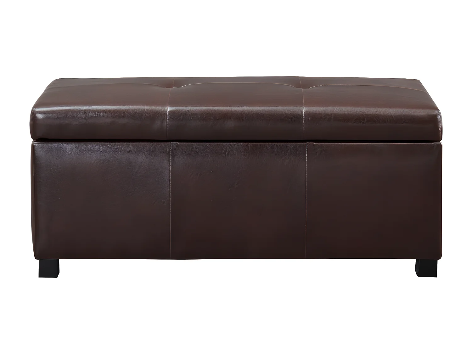 Förvaringssits i tygsläder FILIPPO - Brun