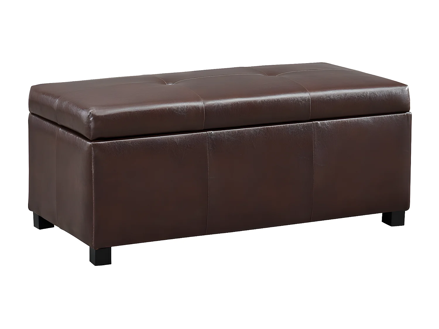 Förvaringssits i tygsläder FILIPPO - Brun