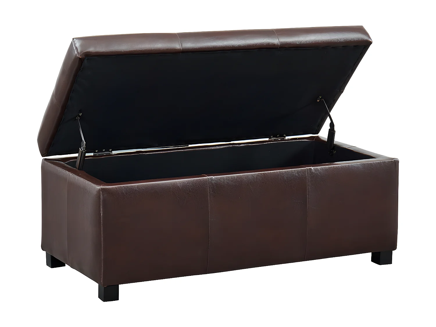 Förvaringssits i tygsläder FILIPPO - Brun