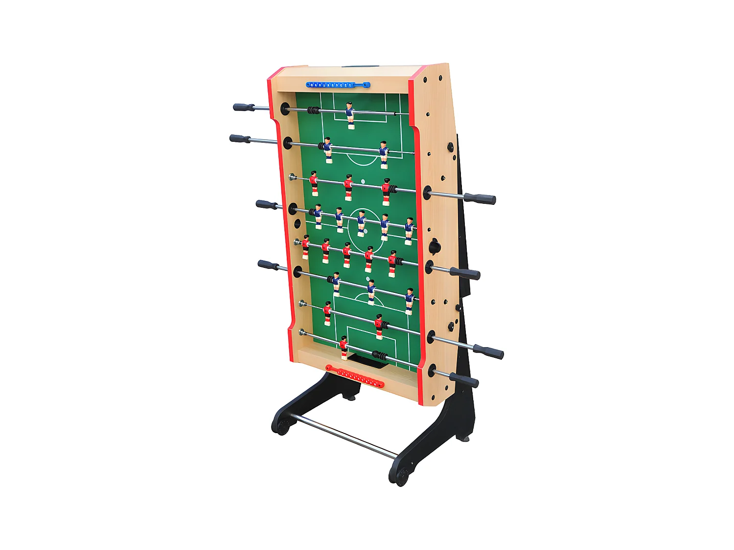 Futbolín plegable STADIUM de MDF - 137 x 74,5 x 86 cm
