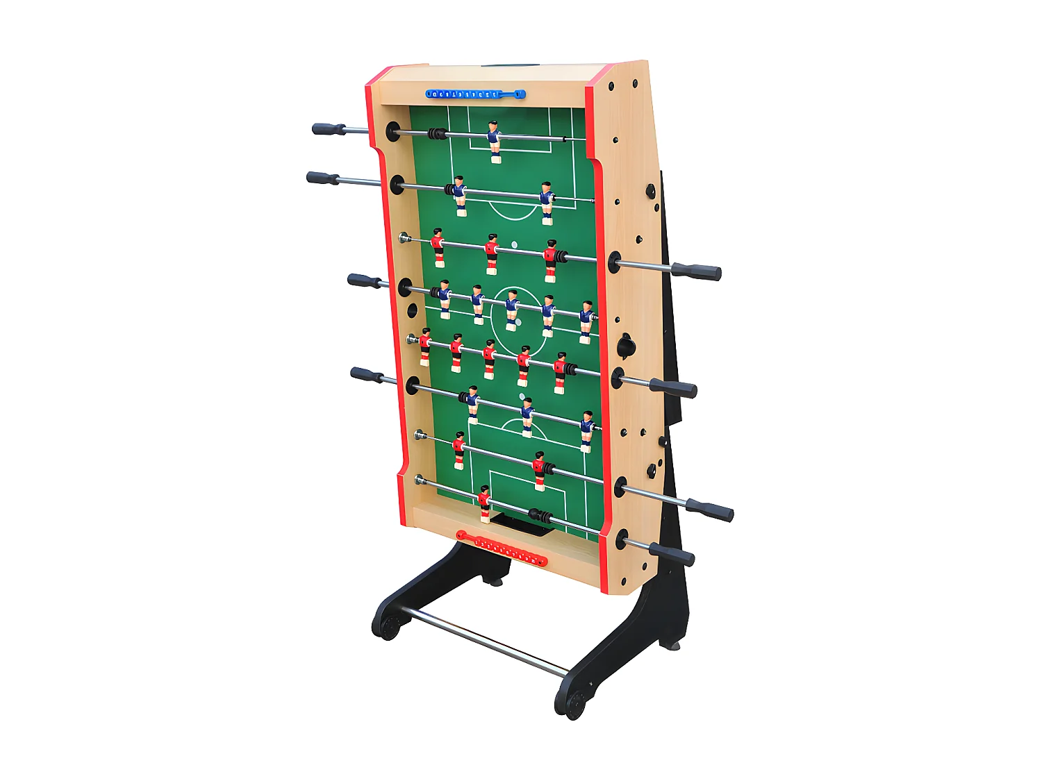 Sammenleggbart bordfoosball i MDF - 137 x 74,5 x 86 cm - STADIUM