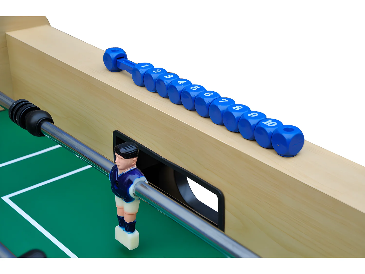 Sammenleggbart bordfoosball i MDF - 137 x 74,5 x 86 cm - STADIUM