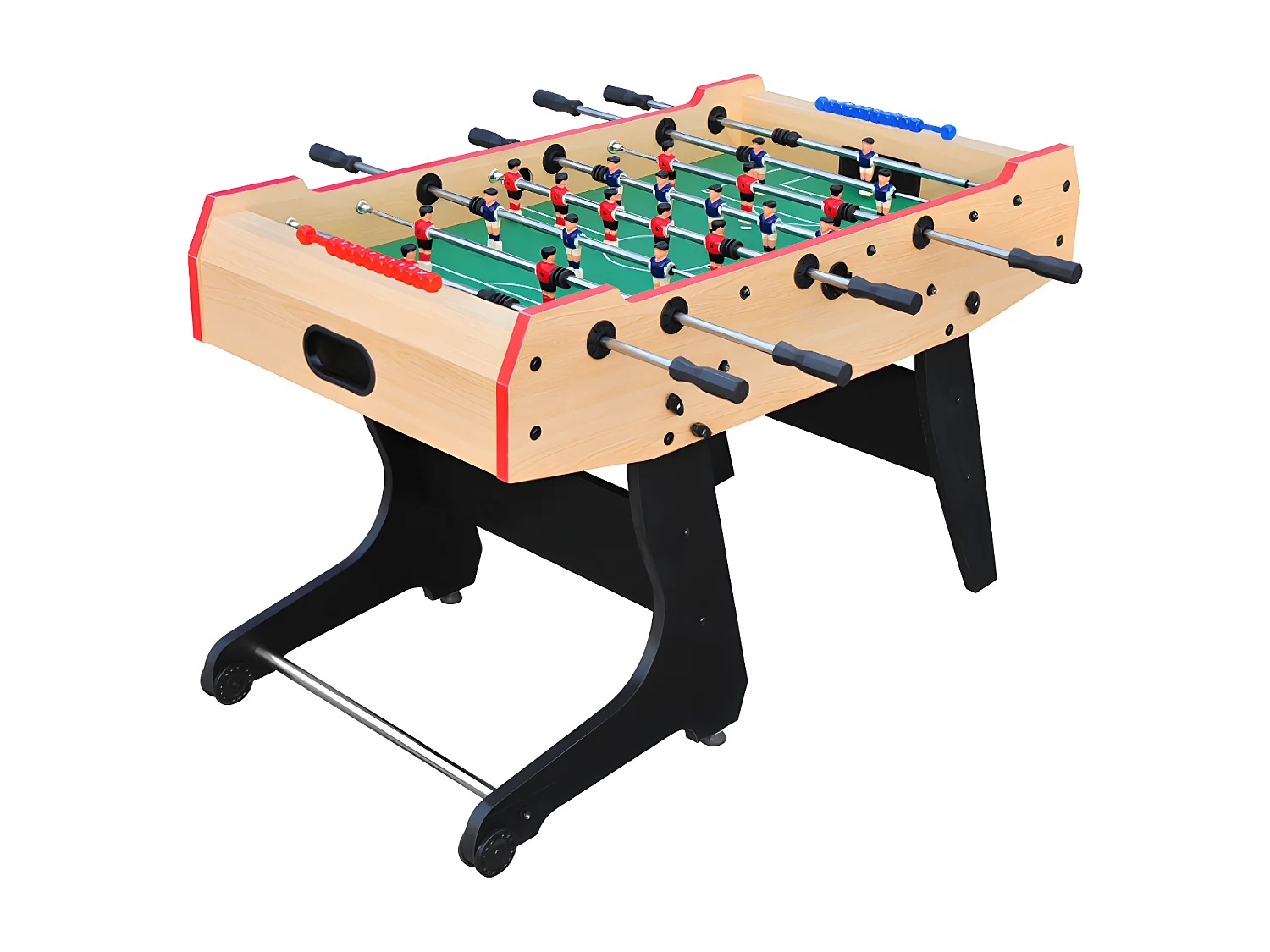 Tischfußballtisch klappbar - MDF - 137 x 74,5 x 86 cm - STADION