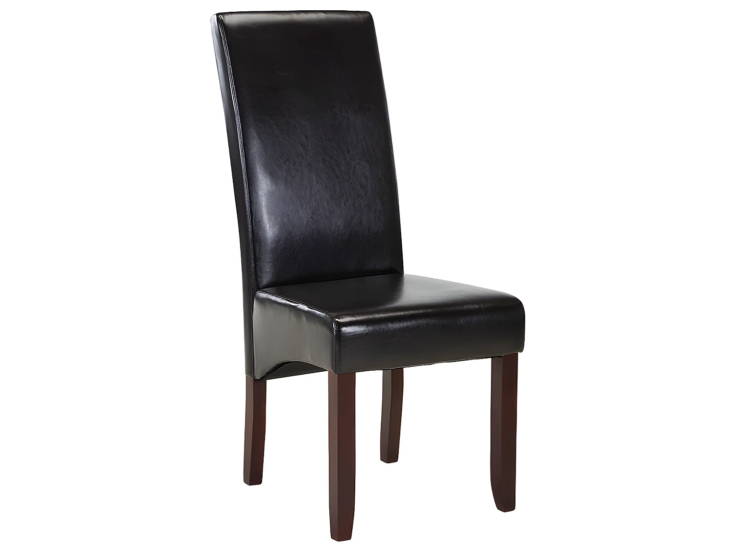 Stuhl 6er-Set - Kunstleder - Braun - ROVIGO