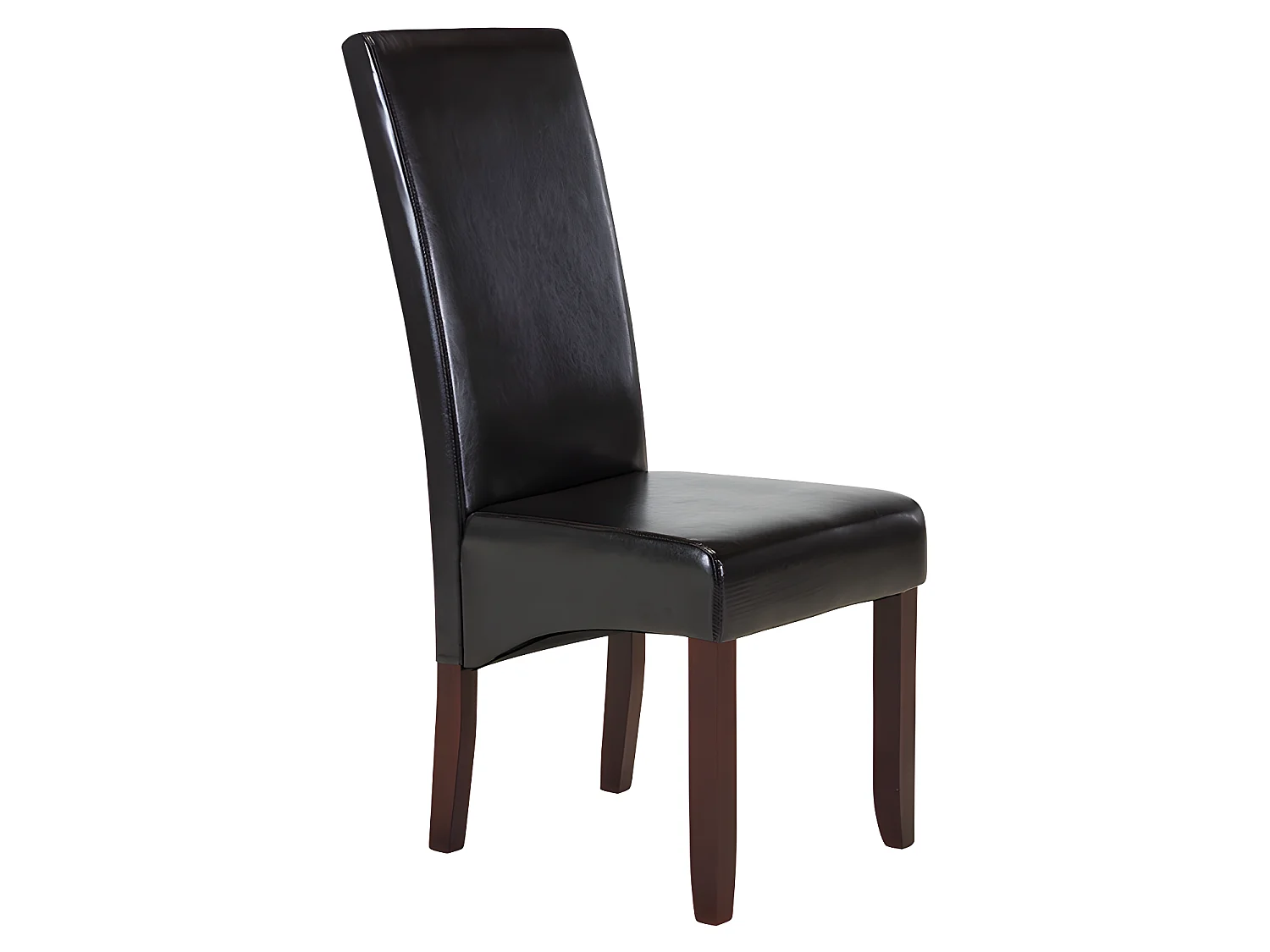 Stuhl 6er-Set - Kunstleder - Braun - ROVIGO