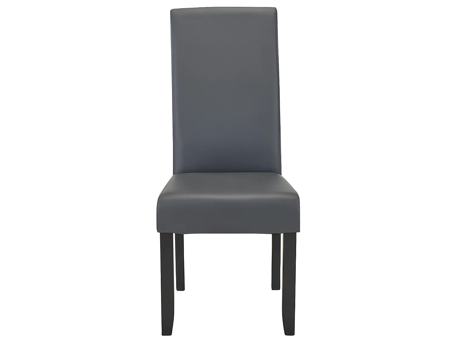 Stuhl 6er-Set - Kunstleder - Grau - ROVIGO