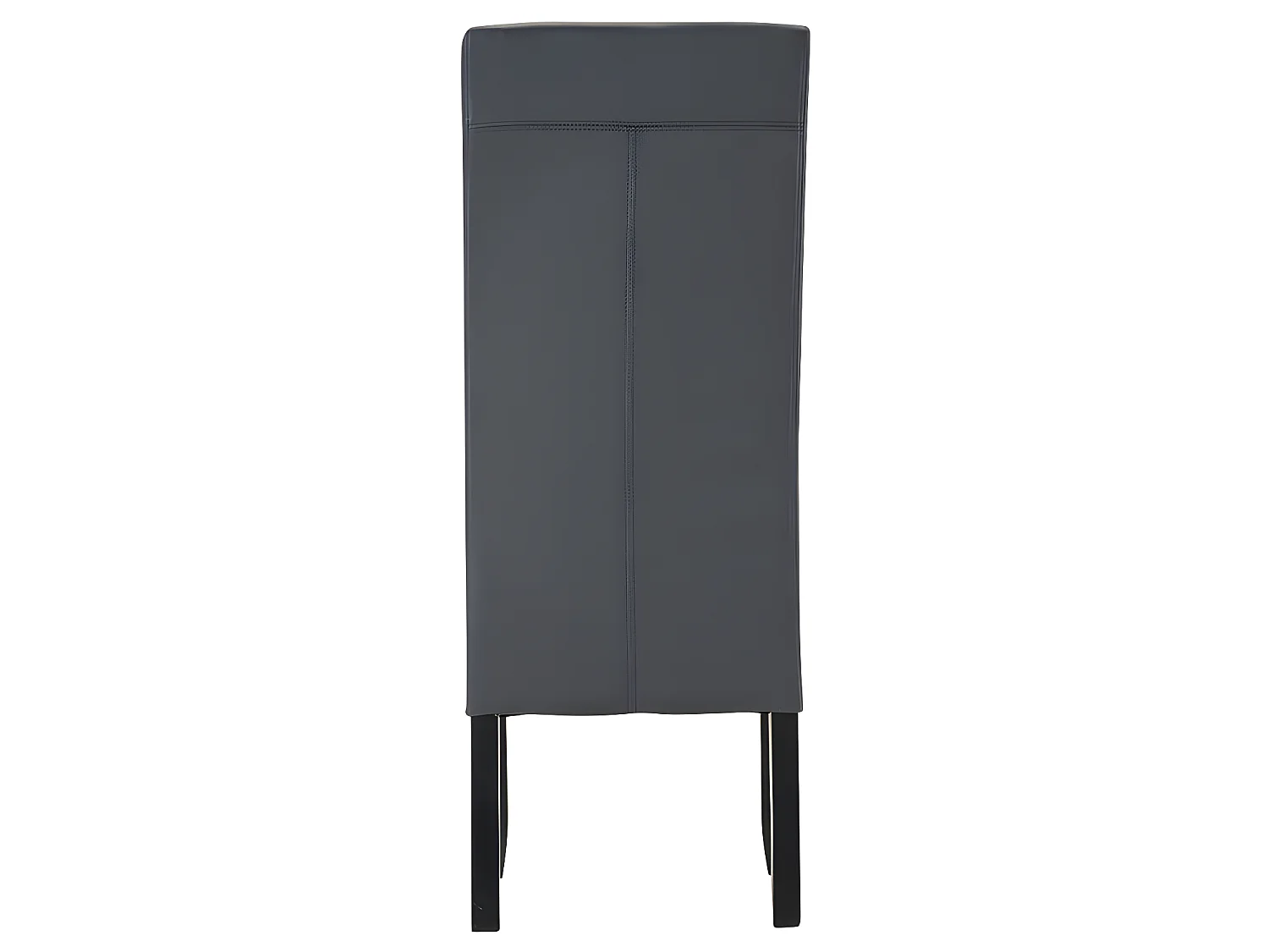 Stuhl 6er-Set - Kunstleder - Grau - ROVIGO