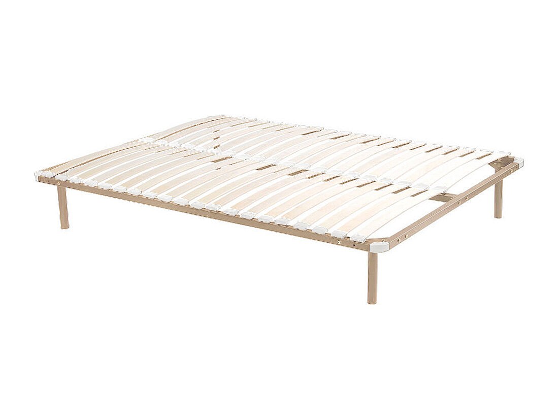 Vente-unique Lattenrost - Mit Füßen - 140 X 190cm - 2x 19 Latten - Beige - Kalista Von Ysmee