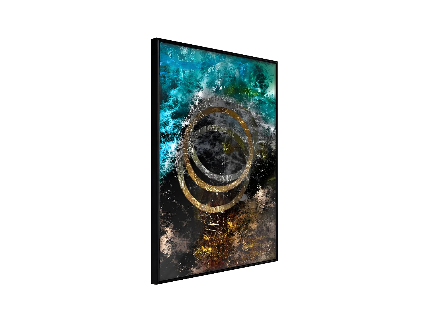 Affiche Murale Encadrée "Dark Matter II" 30 x 42 cm Noir