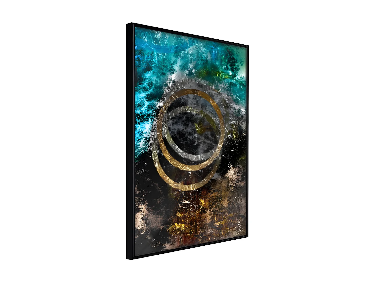 Affiche Murale Encadrée "Dark Matter II" 30 x 42 cm Noir