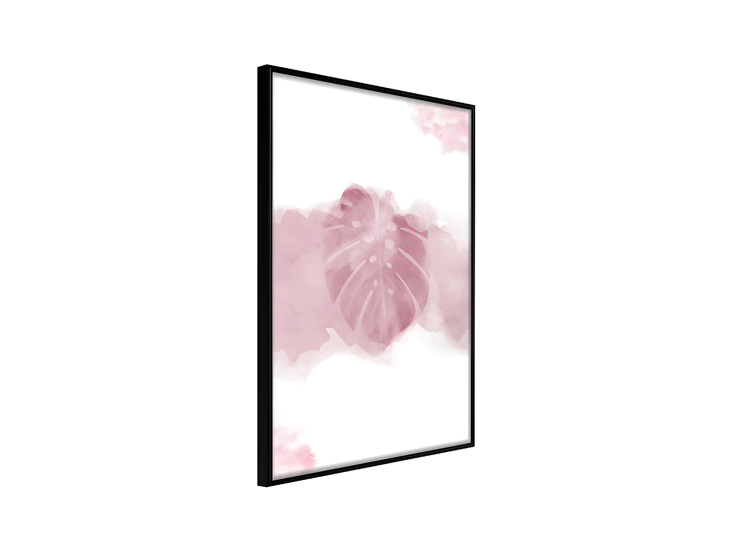 Affiche Murale Encadrée "Jungle Mist" 40 x 60 cm Noir