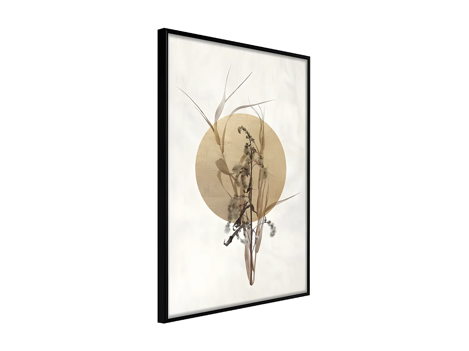 Affiche Murale Encadrée "Reminiscence of Scorching August" 30 x 42 cm Noir