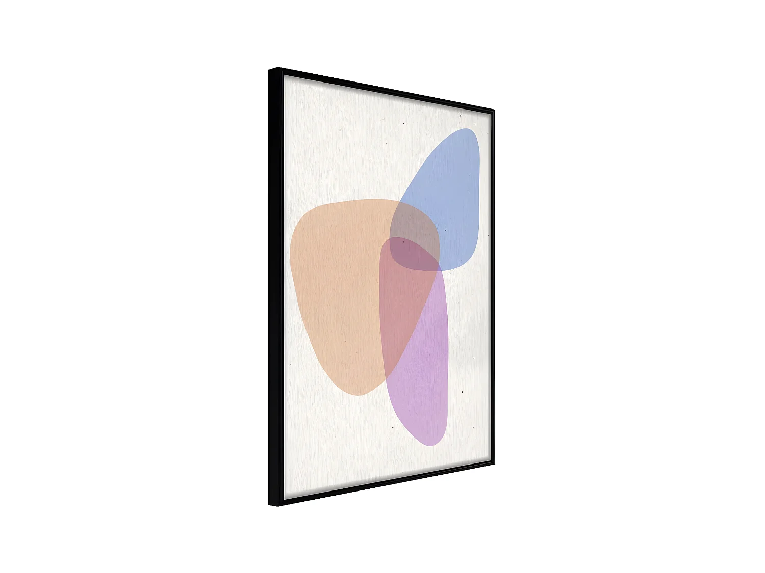 Affiche Murale Encadrée "Pastel Sets II" 21 x 30 cm Noir