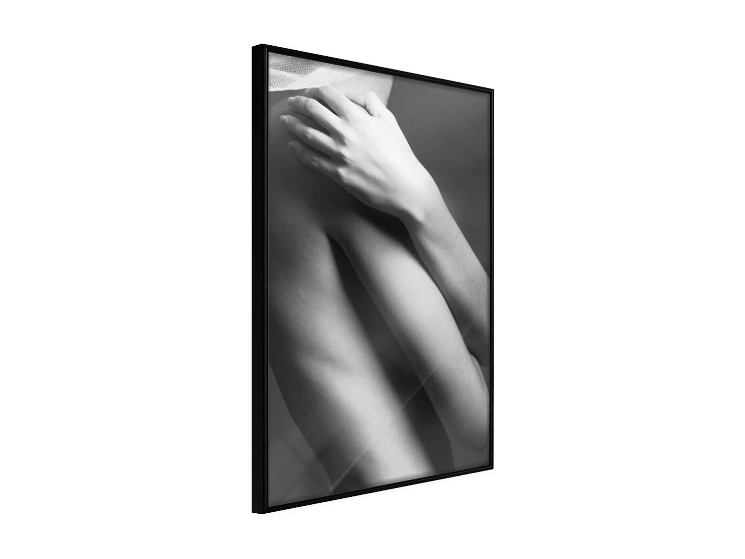 Affiche Murale Encadrée "Touch" 40 x 60 cm Noir