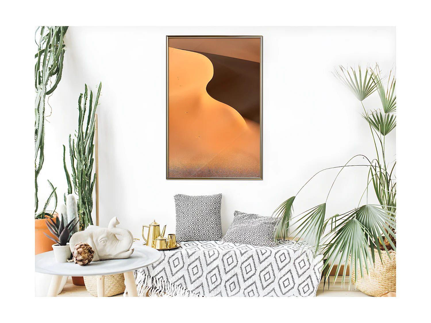 Affiche Murale Encadrée "Ridge of Dune" 40 x 60 cm Or