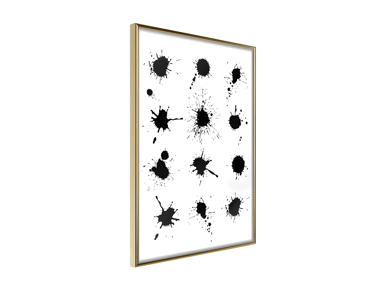 Affiche Murale Encadrée "Paintball" 40 x 60 cm Or