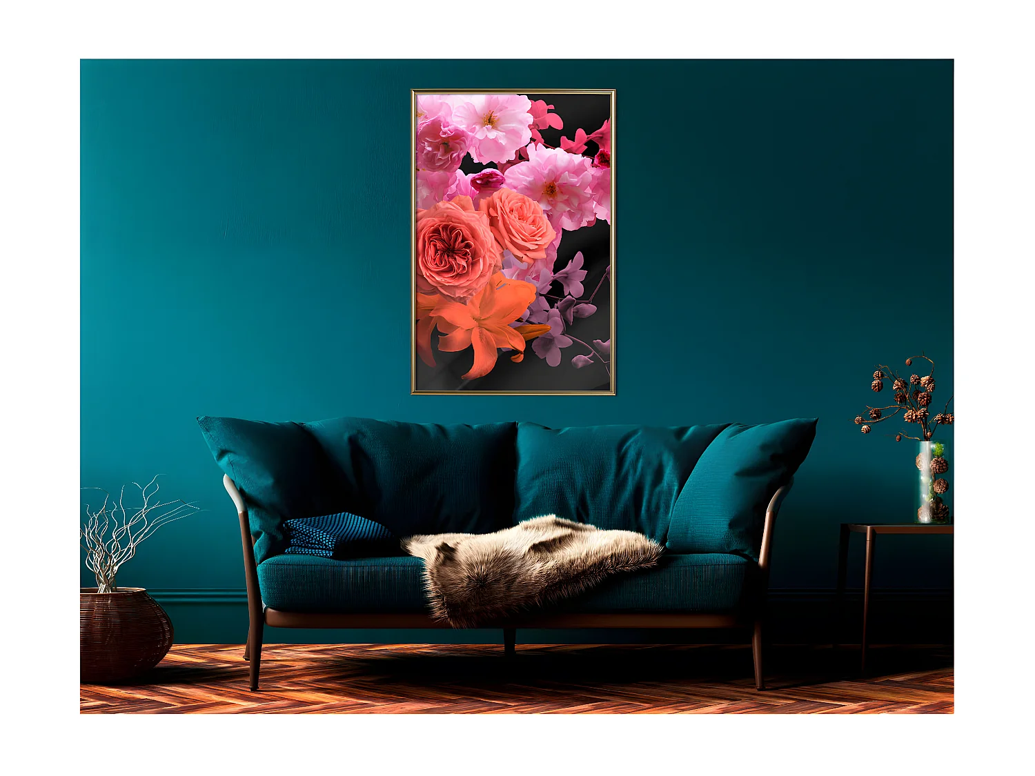 Affiche Murale Encadrée "Successful Date I" 40 x 60 cm Or