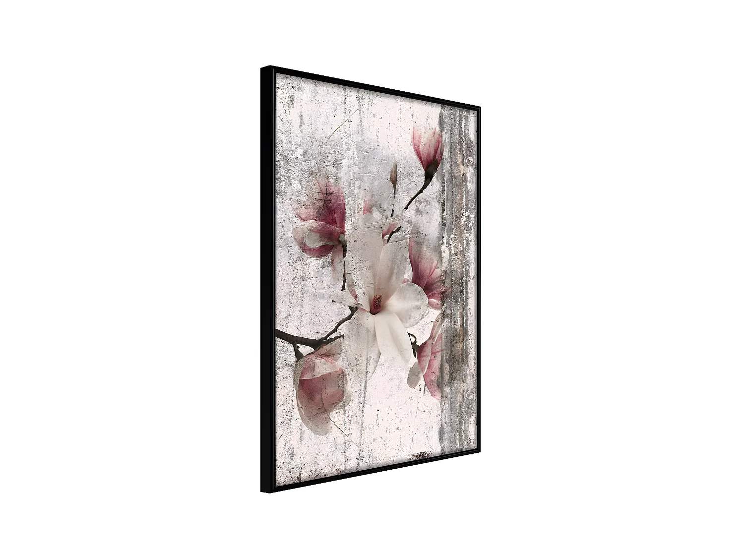 Affiche Murale Encadrée "Queen of Spring Flowers I" 21 x 30 cm Noir