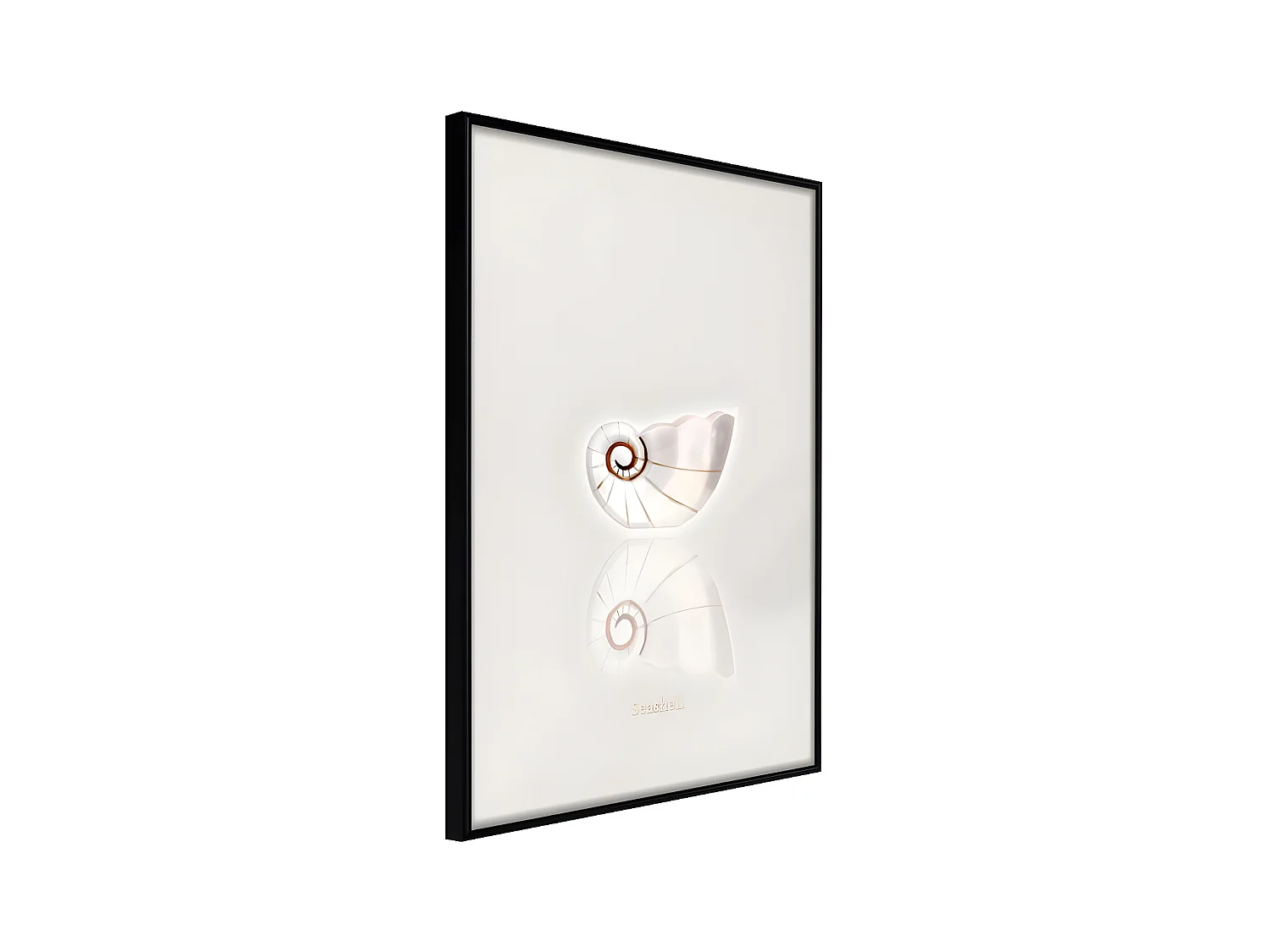 Affiche Murale Encadrée "Holiday Souvenir" 40 x 60 cm Noir