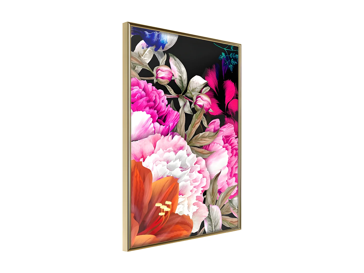 Affiche Murale Encadrée "Summer Night's Dream III" 21 x 30 cm Or