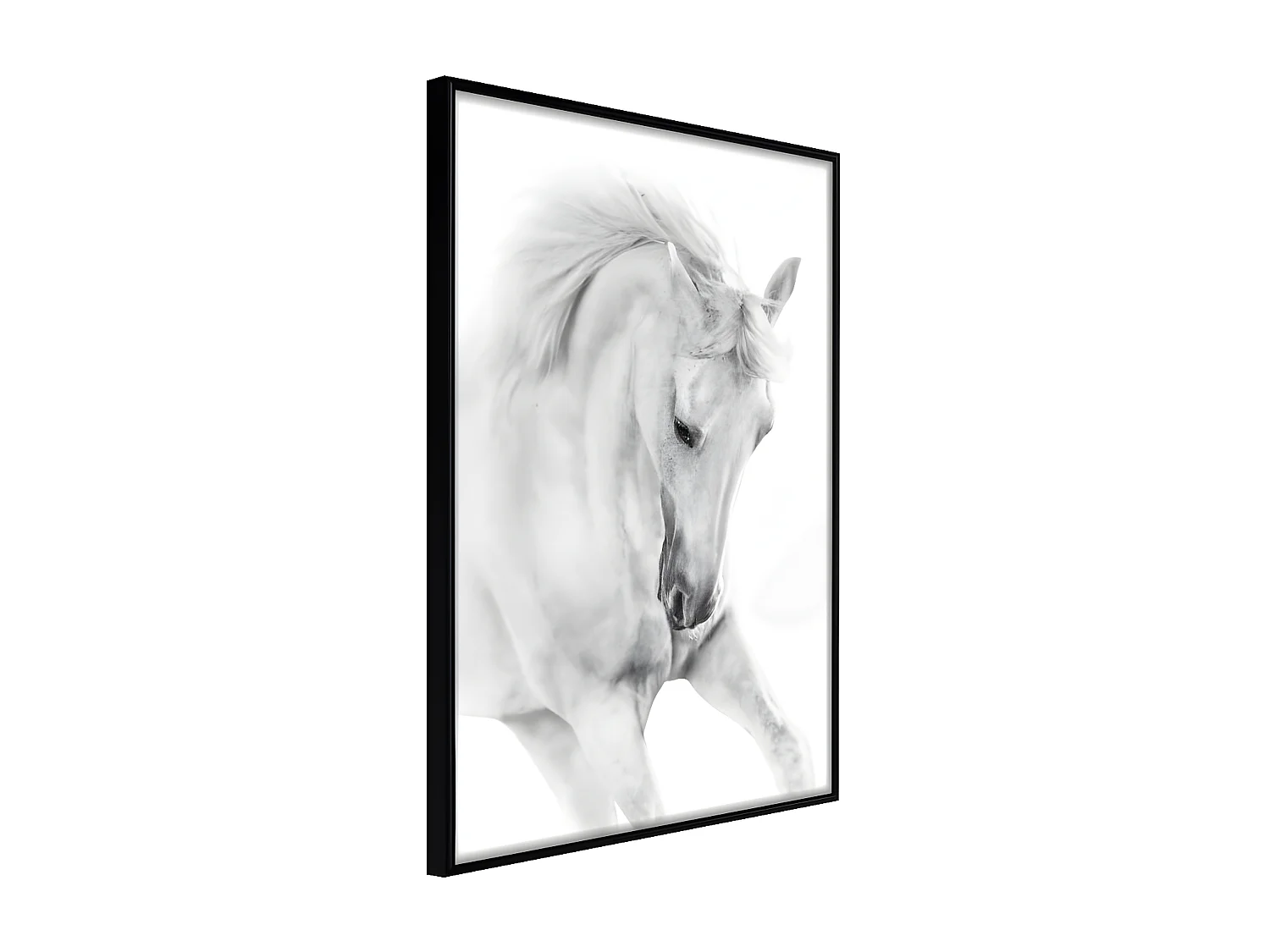 Affiche Murale Encadrée "Beauty in Motion" 30 x 42 cm Noir