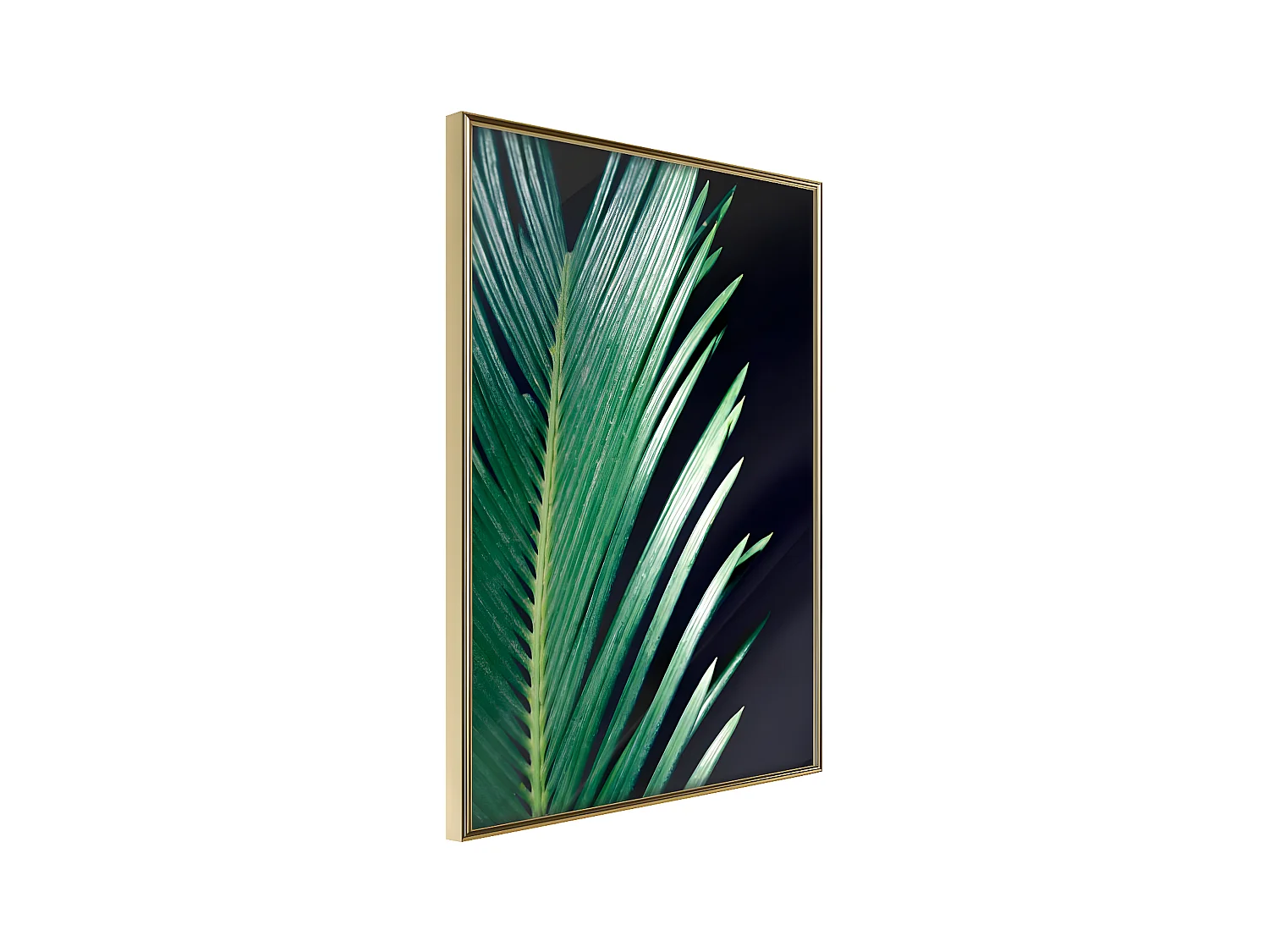 Affiche Murale Encadrée "Soothing Green" 30 x 42 cm Or