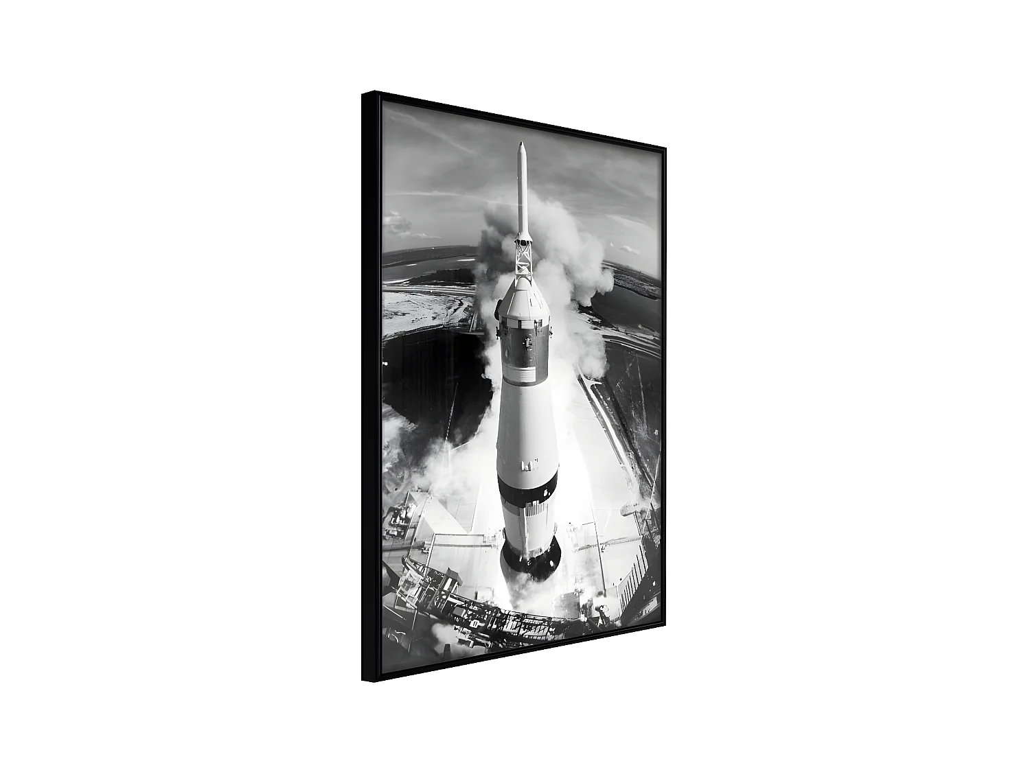 Affiche Murale Encadrée "Beginning of the Mission" 30 x 42 cm Noir