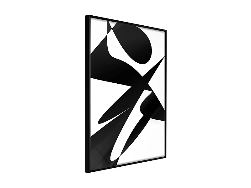 Affiche Murale Encadrée "Good and Evil" 21 x 30 cm Noir