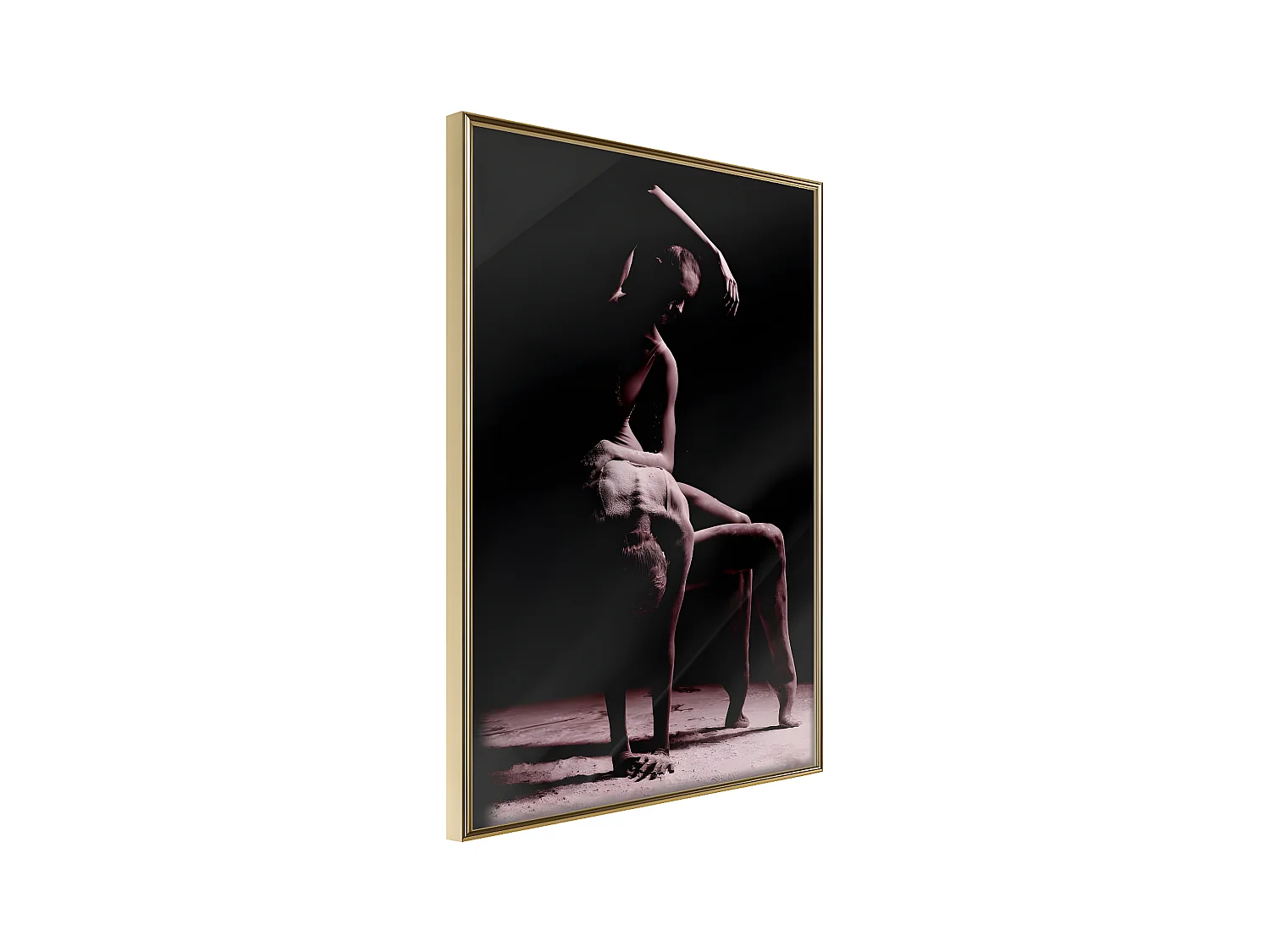 Affiche Murale Encadrée "Contemporary Dance" 40 x 60 cm Or
