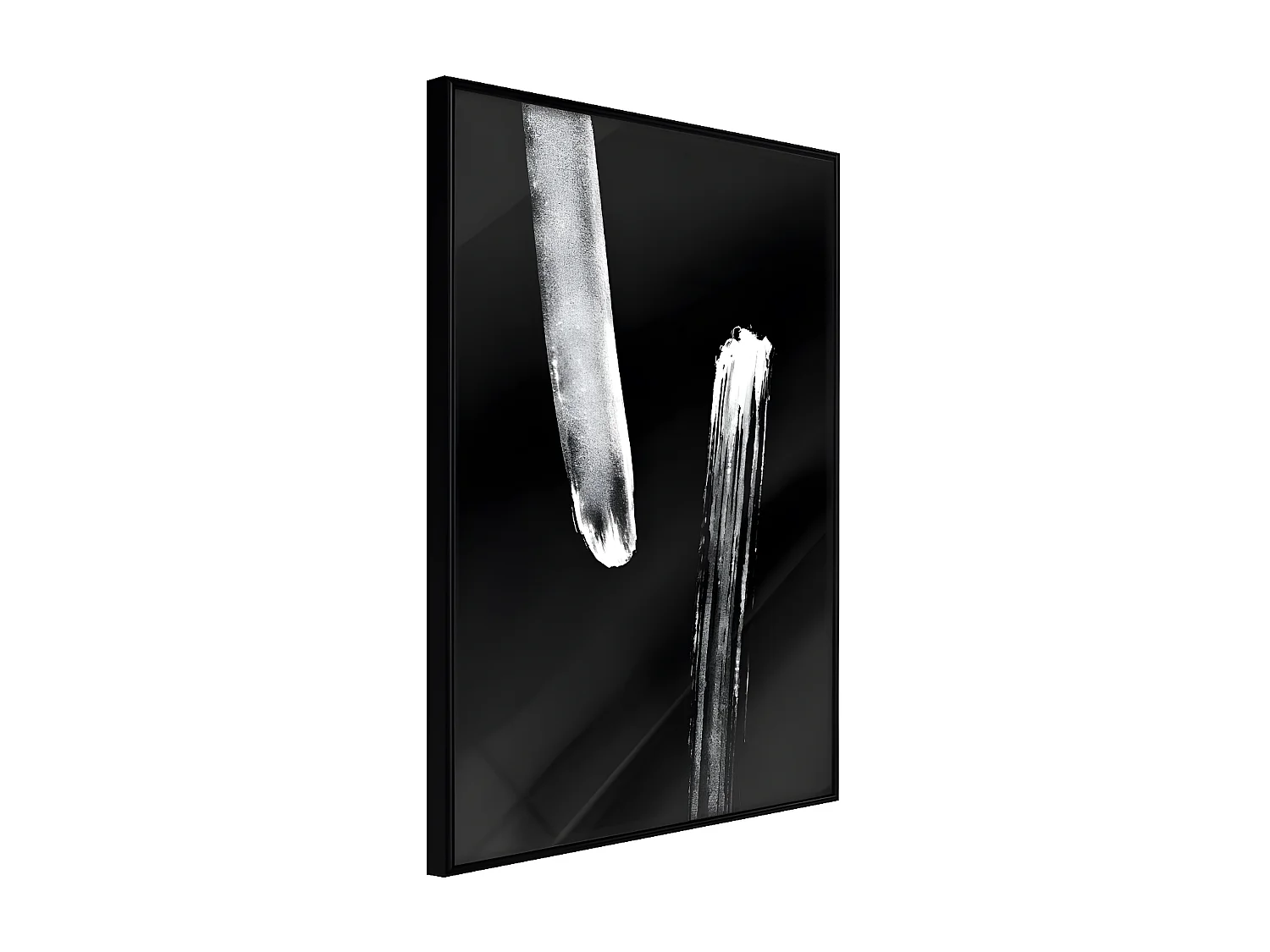 Affiche Murale Encadrée "Braking Distance Black" 40 x 60 cm Noir