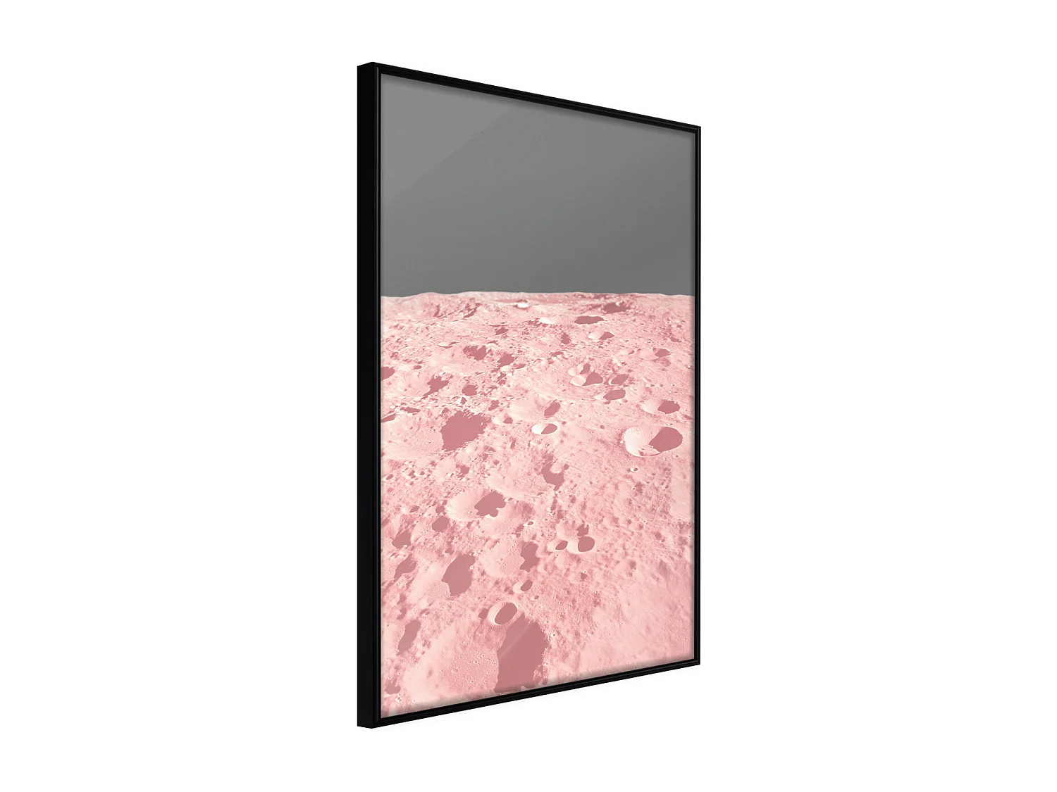 Affiche Murale Encadrée "Pastel Craters" 30 x 42 cm Noir