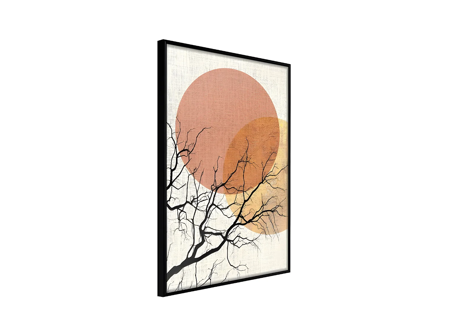 Affiche Murale Encadrée "Gloomy Tree" 30 x 42 cm Noir