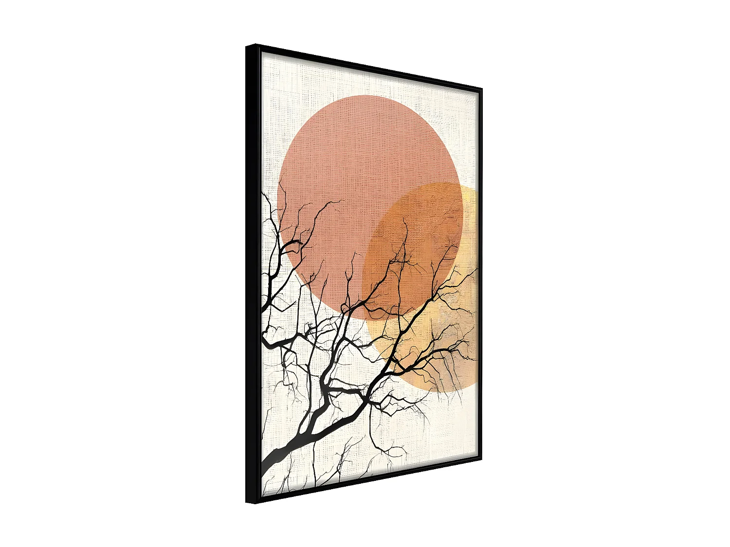 Affiche Murale Encadrée "Gloomy Tree" 30 x 42 cm Noir