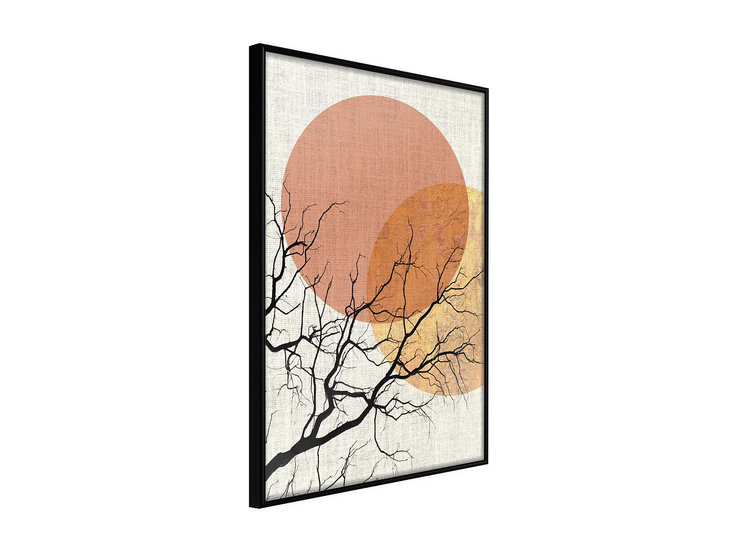 Affiche Murale Encadrée "Gloomy Tree" 30 x 42 cm Noir