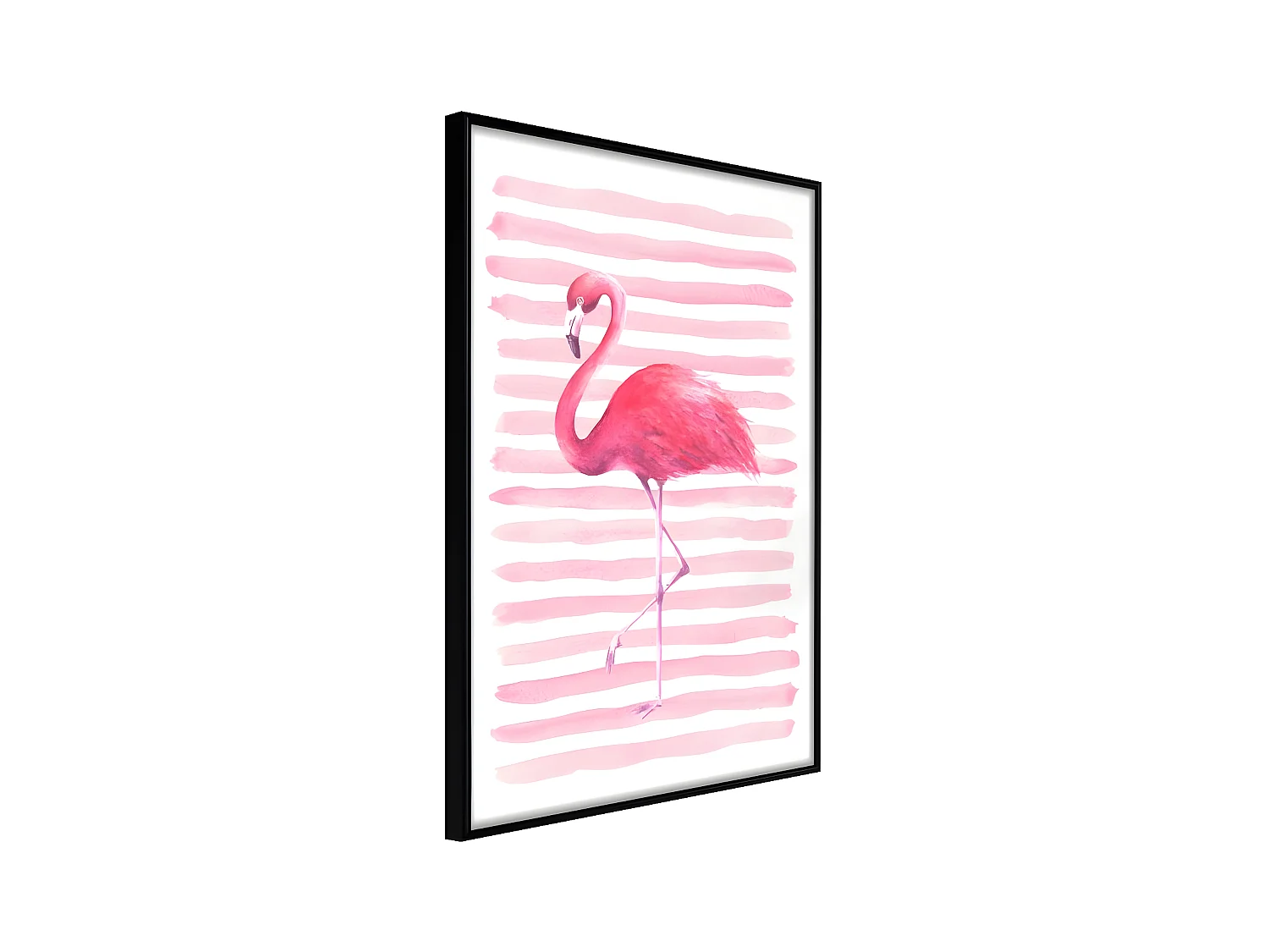 Affiche Murale Encadrée "Pink Madness" 40 x 60 cm Noir