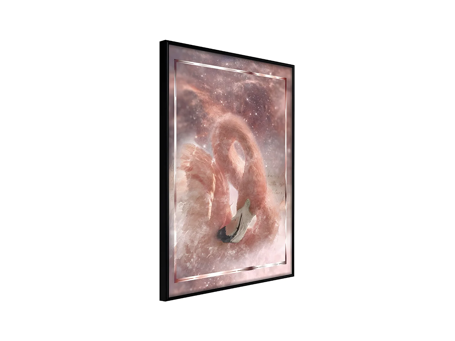 Affiche Murale Encadrée "Stellar Bird" 40 x 60 cm Noir
